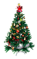 Image showing Decorated Christmas tree