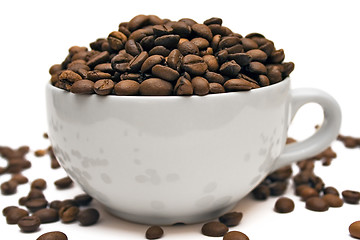 Image showing Cup of Coffee Beans