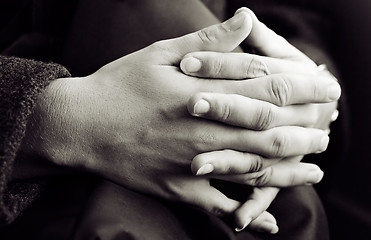 Image showing Hands (Monochrome)