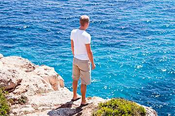 Image showing mediterranean sea landscape balearic island mallorca