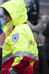 Image showing Female paramedic