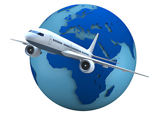 Image showing Air travel