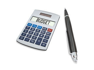 Image showing Calculating budget