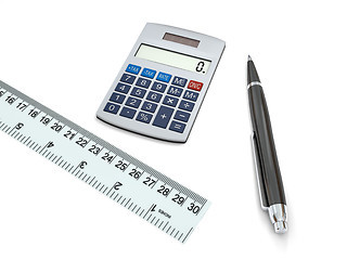 Image showing Calculating