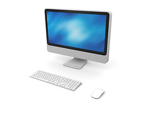 Image showing Elegant desktop computer