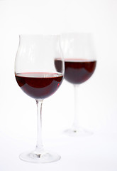 Image showing Glasses of Wine