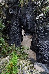 Image showing Alcantara river gorge in Sicily, Italy