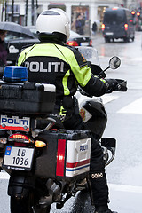 Image showing Police bike