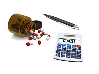 Image showing Stress relief pills