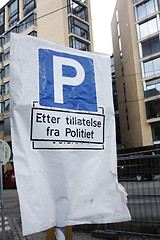 Image showing Parking with permition