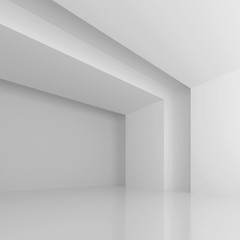 Image showing White Futuristic Hall