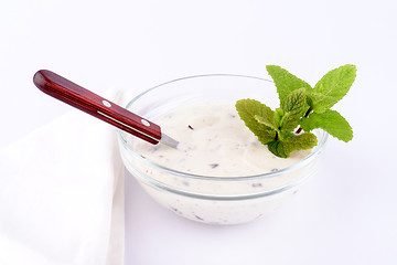 Image showing Natural yoghurt.