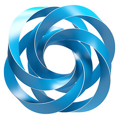 Image showing Blue Abstract Shape