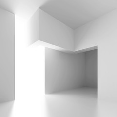 Image showing White Abstract Interior