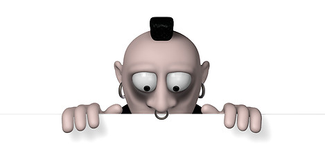 Image showing gothic cartoon character