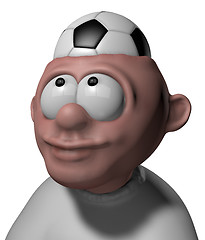 Image showing soccer head