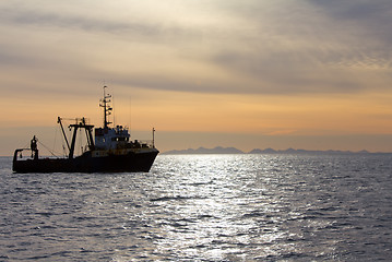 Image showing Fishing trawler