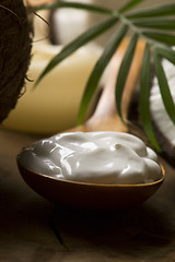 Image showing Coconut and coconut oil 