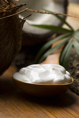 Image showing Coconut and coconut oil 