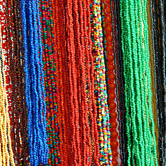 Image showing Colorful Beads Background