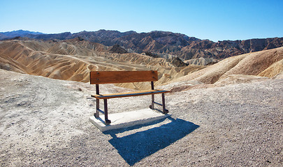 Image showing death valley zabrinski point