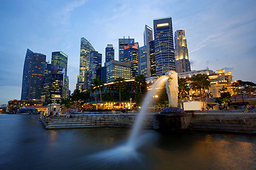 Image showing Singapore skyline