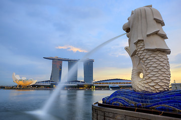 Image showing Singapore skyline