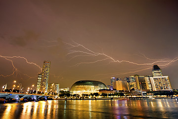 Image showing Singapore skyline