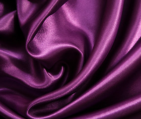 Image showing Smooth elegant lilac silk as background 