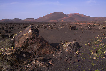 Image showing Volcanic desert