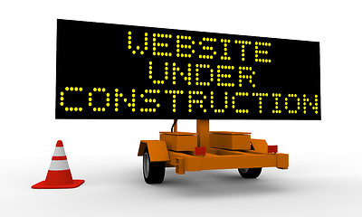 Image showing Website under construction