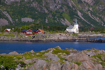 Image showing Village on Lofoten