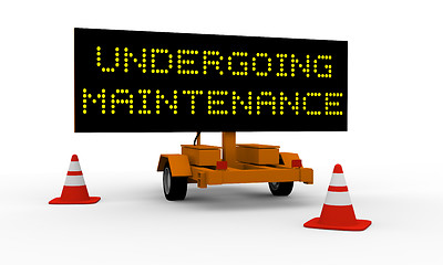 Image showing Undergoing maintenance