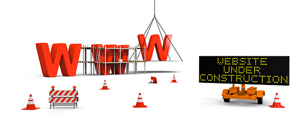 Image showing Website under construction