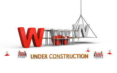 Image showing Website under construction