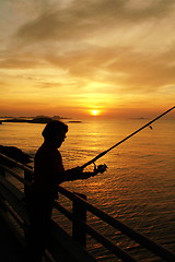 Image showing Fishing on the Atlanterhavsveien