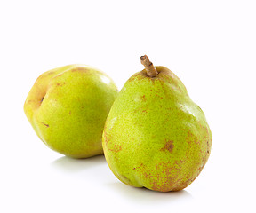 Image showing fresh green pears