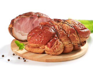 Image showing delicious smoked meat