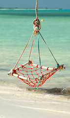 Image showing Hammock in tropical environment