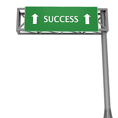 Image showing Success signboard