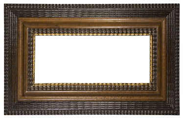 Image showing Picture Frame Brown (Path Included)