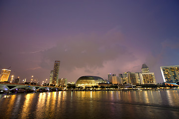 Image showing Singapore skyline