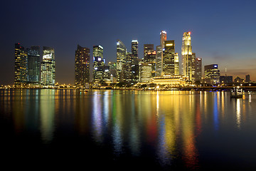 Image showing Singapore skyline