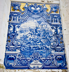 Image showing Blue tiles