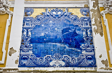 Image showing Blue tiles