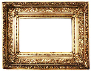 Image showing Ornamented Picture Frame Gold (Path Included)