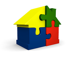 Image showing Puzzle home