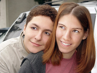 Image showing Couple teenagers