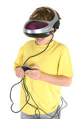 Image showing Playing in virtual reality