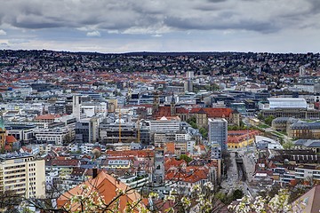 Image showing panorama of stuttgart city in germany